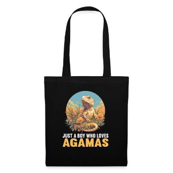 Agamen Agame - Stoffbeutel - Schwarz - Vorne