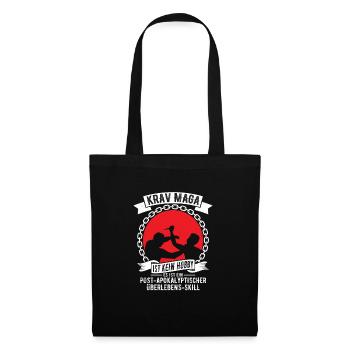 Krav Maga Combattant Autodéfense - Sac en tissu - noir - Devant