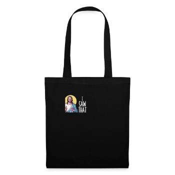 I Saw Jesus Meme Funny Christian - Tote Bag - black - Front