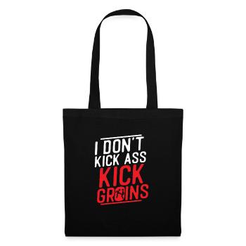 I Don't Kick Ass Kick Groins Training Krav Maga Ma - Tote Bag - black - Front