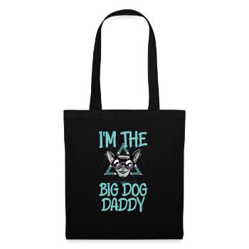 Dog dad father's day "I am the big dog dad" - Tote Bag - black - Front