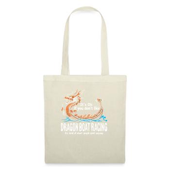 Funny Dragon Boat Paddle - Tote Bag - nature - Front