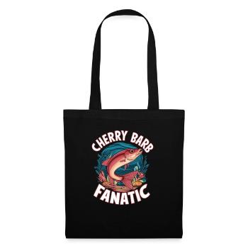 Cerise, Barbe, Poisson, Aquarium, Eau douce, Aquariophilie, - Sac en tissu - noir - Devant