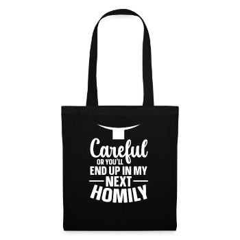 Priest Catholic Christian priest - Tote Bag - black - Front