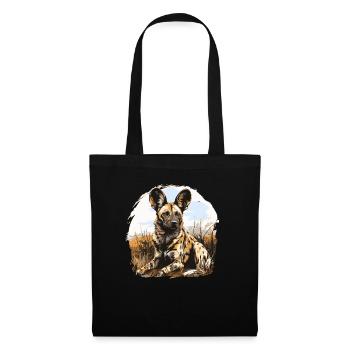 Wildhunde Wildhund - Stoffbeutel - Schwarz - Vorne