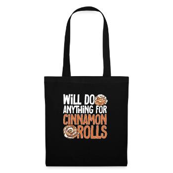 Cinnamon roll - Tote Bag - black - Front