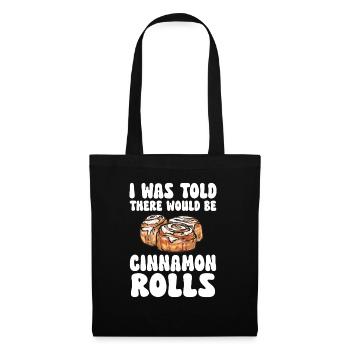 Cinnamon roll - Tote Bag - black - Front