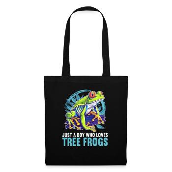 Rainette Baumfrösche Baumfrosch - Sac en tissu - noir - Devant