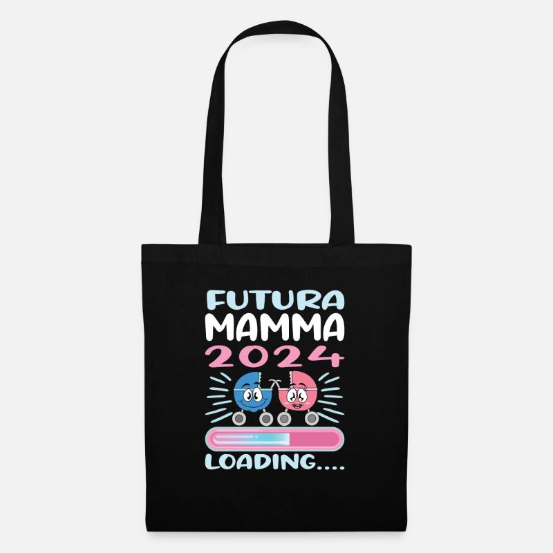 Super Mamma 2024 Loading - Stoffbeutel - Schwarz