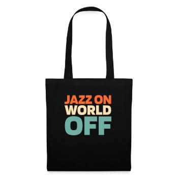 Musique Jazz Jazz On World Off - Sac en tissu - noir - Devant