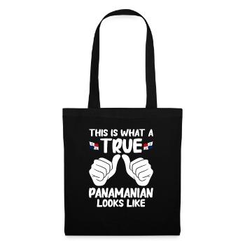 Panama Flag Panamanian Panama Flag - Tote Bag - black - Front