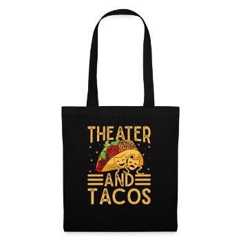 Conception de théâtre musical et de tacos - Sac en tissu - noir - Devant
