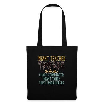 Kindergarten Teacher Daycare Center Educator - Tote Bag - black - Front