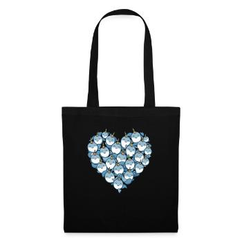 Narwhal Lover Unicorn Of The Sea Animal Narwhale - Tote Bag - black - Front