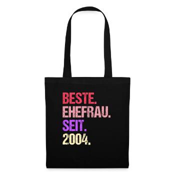 Valentine's Day Best Wife Since 2004 - Tote Bag - black - Front