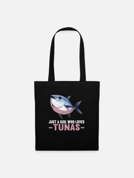 Tuna Thunfische Thunfisch - Stoffbeutel - Schwarz