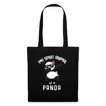 Panda Panda Bear Funny - Tote Bag - black - Front