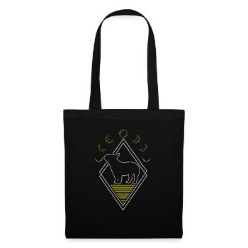 French Bulldog Abstract Moon Phases - Tote Bag - black - Front