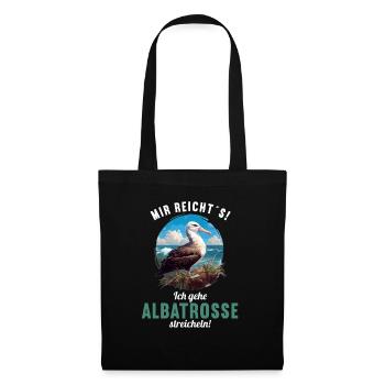 Albatross Albatrosse Albatros - Stoffbeutel - Schwarz - Vorne