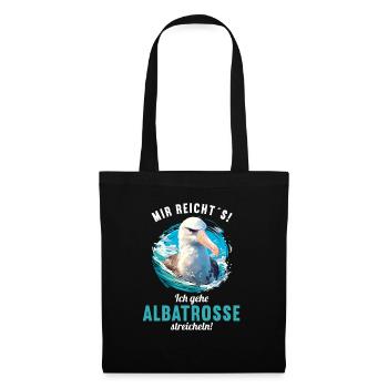 Albatross Albatrosse Albatros - Stoffbeutel - Schwarz - Vorne