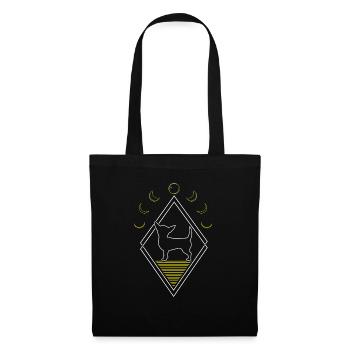 Chihuahua Abstract Moon Phases - Tote Bag - black - Front