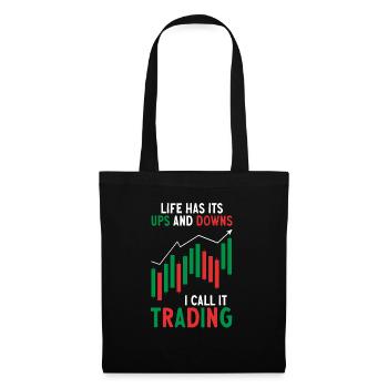 Trading Crypto Stock Market Investor Day Trader - Tote Bag - black - Front