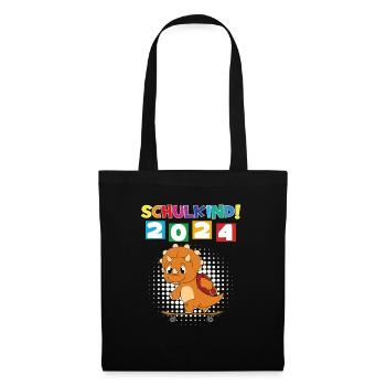 Inscription scolaire 2024 de l’école de la rentrée scolaire - Sac en tissu - noir - Devant