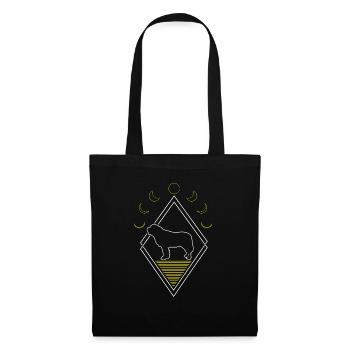 Saint Bernard Abstract Moon Phases - Tote Bag - black - Front
