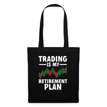 Trading Crypto Stock Market Investor Day Trader - Sac en tissu - noir - Devant