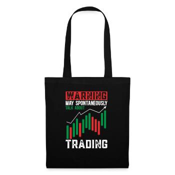 Trading Crypto Stock Market Investor Day Trader - Tote Bag - black - Front