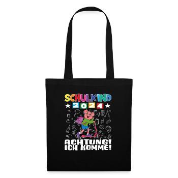 Inscription scolaire 2024 de l’école de la rentrée scolaire - Sac en tissu - noir - Devant
