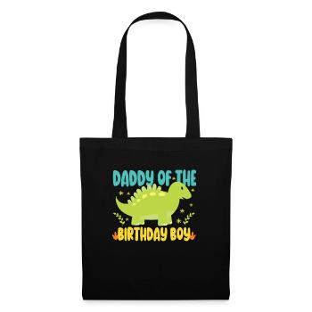 Dad Dinosaur Family Matching Birthday Party - Tote Bag - black - Front
