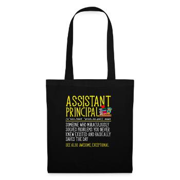 Deputy Principal - Tote Bag - black - Front