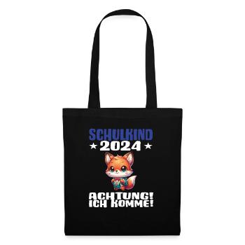 Inscription scolaire 2024 de l’école de la rentrée scolaire - Sac en tissu - noir - Devant
