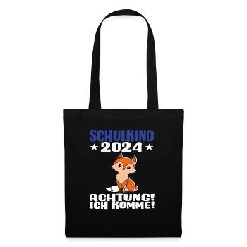 Inscription scolaire 2024 de l’école de la rentrée scolaire - Sac en tissu - noir - Devant