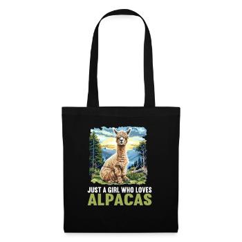 Alpaca Alpacas Alpaca - Tote Bag - black - Front