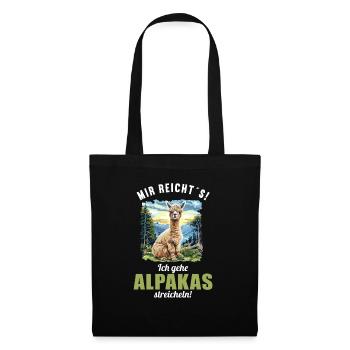 Alpaca Alpacas Alpaca - Tote Bag - black - Front