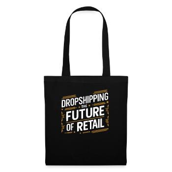 Dropshipping-Geschäft E-Commerce-Unternehmer - Stoffbeutel - Schwarz - Vorne