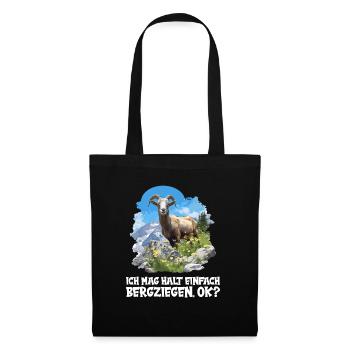 Alpine Goat Mountain Goats Mountain Goat - Tote Bag - black - Front