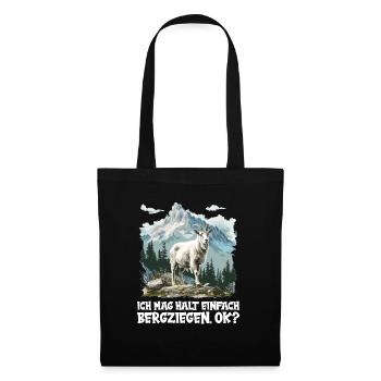 Alpine Goat Mountain Goats Mountain Goat - Tote Bag - black - Front
