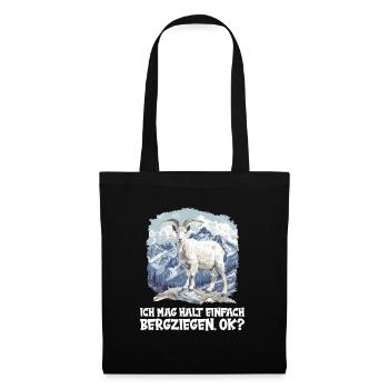 Alpine Goat Mountain Goats Mountain Goat - Tote Bag - black - Front