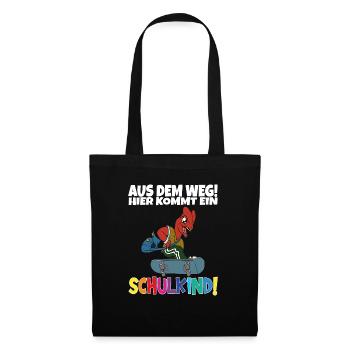 Inscription scolaire 2024 de l’école de la rentrée scolaire - Sac en tissu - noir - Devant
