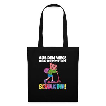 Inscription scolaire 2024 de l’école de la rentrée scolaire - Sac en tissu - noir - Devant