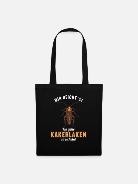 Cockroach Kakerlaken Kakerlake - Stoffbeutel - Schwarz