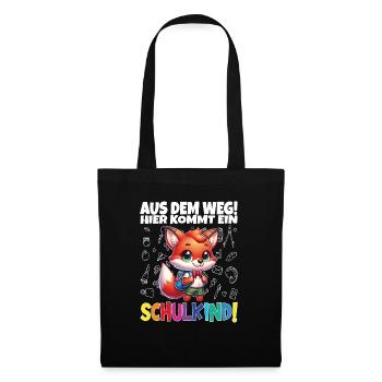 Inscription scolaire 2024 de l’école de la rentrée scolaire - Sac en tissu - noir - Devant