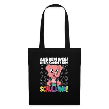 Inscription scolaire 2024 de l’école de la rentrée scolaire - Sac en tissu - noir - Devant