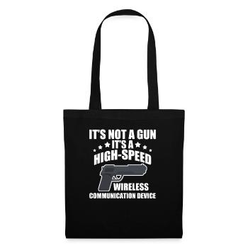 Its Not A Gun Meme - Funny Its Not A Gun - Stoffbeutel - Schwarz - Vorne