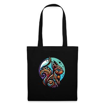 Squirrel Moon Phases - Tote Bag - black - Front