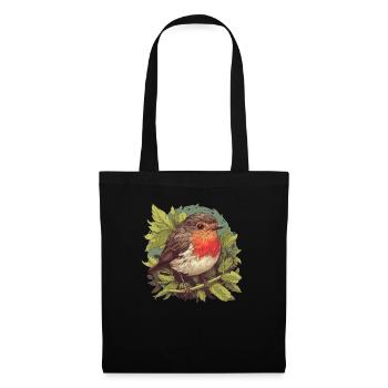 Robin Rotkehlchen - Tote Bag - black - Front