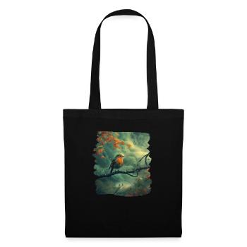 Robin Rotkehlchen - Tote Bag - black - Front